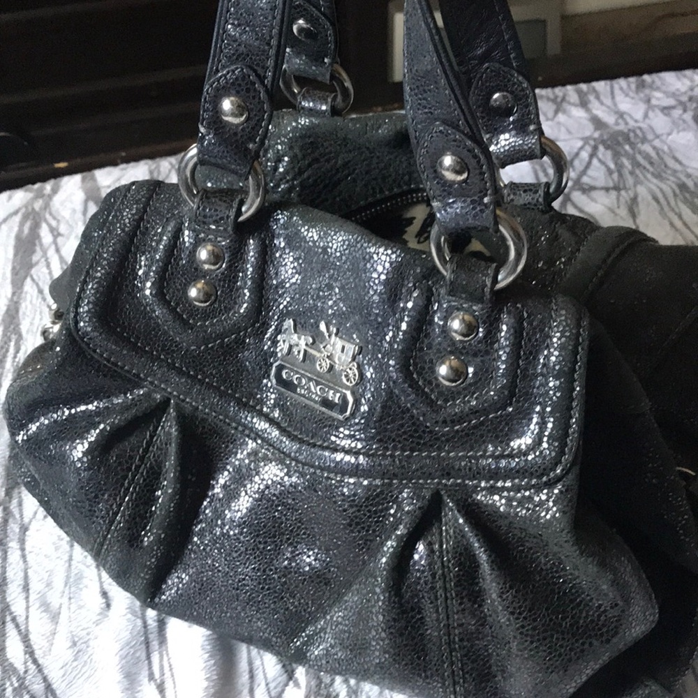 Sparkles black coach bag